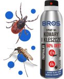 BROS - spray na komary i kleszcze 50% DEET 90ml - 2 szt. BROS