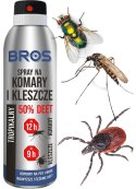 BROS - spray na komary i kleszcze 50% DEET 90ml - 2 szt. BROS