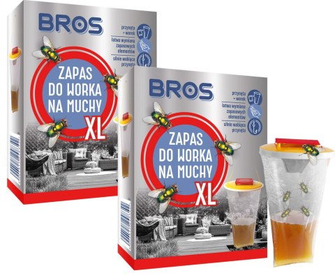 BROS - zapas do worka na muchy XL - 2 szt. BROS BROS - zapas do worka na muchy XL - 2 szt. BROS