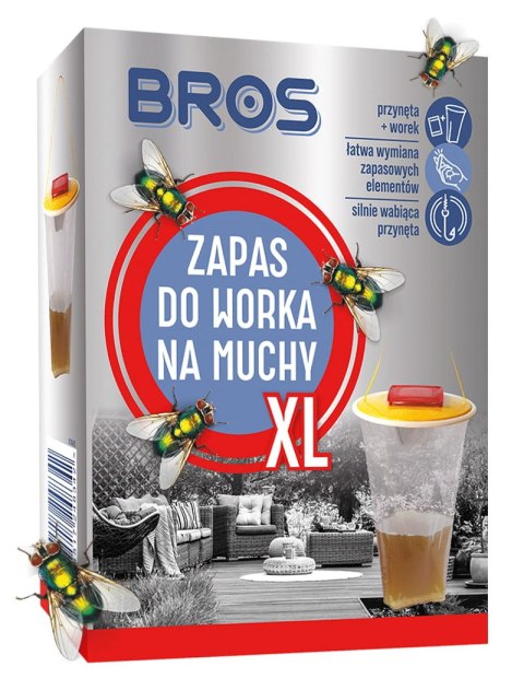 BROS - zapas do worka na muchy XL - 2 szt. BROS BROS - zapas do worka na muchy XL - 2 szt. BROS