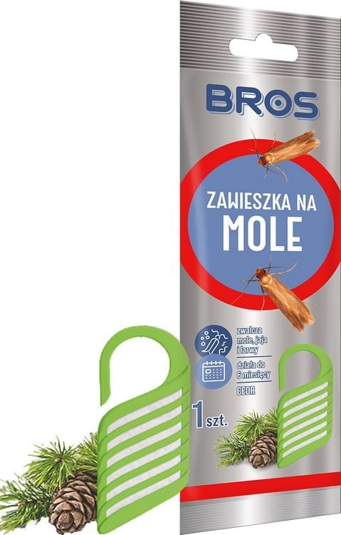 BROS - zawieszka na mole cedrowa - 10 szt. BROS BROS - zawieszka na mole cedrowa - 10 szt. BROS