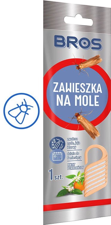 BROS - zawieszka na mole kwiat pomarańczy - 10 szt. BROS BROS - zawieszka na mole kwiat pomarańczy - 10 szt. BROS