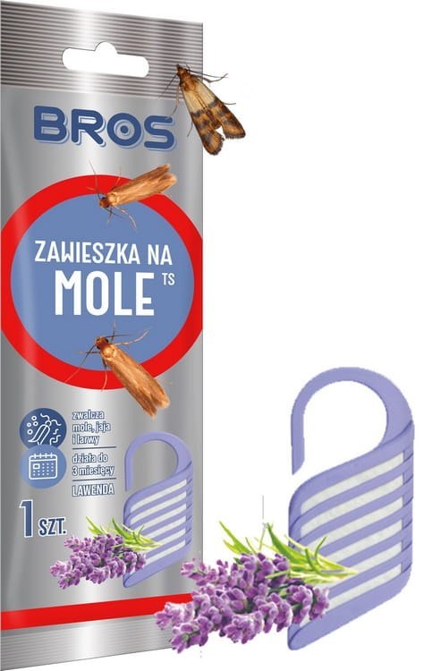 BROS - zawieszka na mole lawendowa - 10 szt. BROS BROS - zawieszka na mole lawendowa - 10 szt. BROS