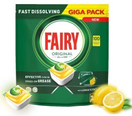 FAIRY Kapsułki Do Zmywarki All in One Lemon 100 szt. FAIRY