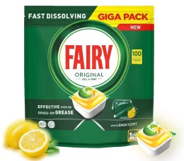 FAIRY Kapsułki Do Zmywarki All in One Lemon 100 szt. FAIRY