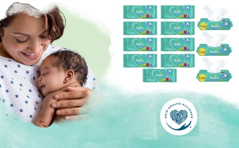 PAMPERS Chusteczki Nawilżane Fresh Clean 52 szt. - 12 op. Pampers PAMPERS Chusteczki Nawilżane Fresh Clean 52 szt. - 12 op. Pampers