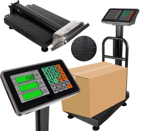 Waga Magazynowa Czarna do 150kg PAKO Waga Magazynowa Czarna do 150kg PAKO