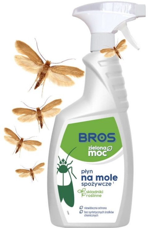 BROS - Zielona Moc płyn na mole spożywcze 500ml BROS BROS - Zielona Moc płyn na mole spożywcze 500ml BROS