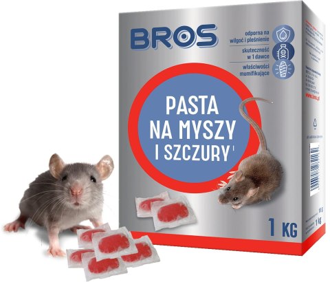 BROS - pasta na myszy i szczury 1kg BROS BROS - pasta na myszy i szczury 1kg BROS