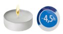 AURA Podgrzewacze Tealights Classic 4,5h 100 szt. p15-100 AURA