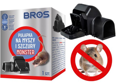 BROS - pułapka na myszy i szczury MONSTER BROS BROS - pułapka na myszy i szczury MONSTER BROS