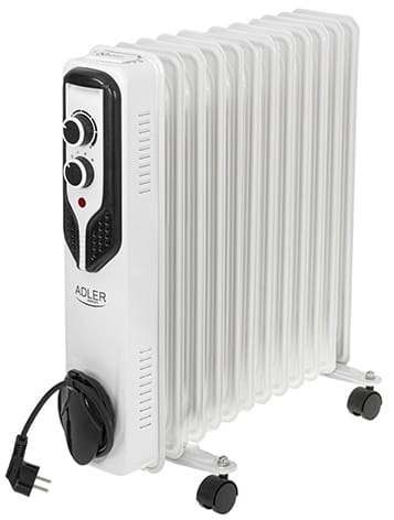 Grzejnik Olejowy (11 żeberek) 2500W ADLER AD 7817 ADLER Grzejnik Olejowy (11 żeberek) 2500W ADLER AD 7817 ADLER