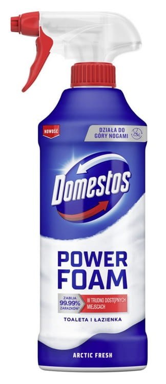 Zestaw 3 x Domestos Power Foam Piana Do Mycia Toalety i Łazienki 435ml DOMESTOS Zestaw 3 x Domestos Power Foam Piana Do Mycia Toalety i Łazienki 435ml DOMESTOS