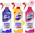 Zestaw 3 x Domestos Power Foam Piana Do Mycia Toalety i Łazienki 435ml DOMESTOS