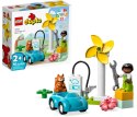 10985 - LEGO DUPLO - Turbina wiatrowa i samochód elektryczny LEGO