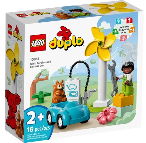10985 - LEGO DUPLO - Turbina wiatrowa i samochód elektryczny LEGO 10985 - LEGO DUPLO - Turbina wiatrowa i samochód elektryczny LEGO