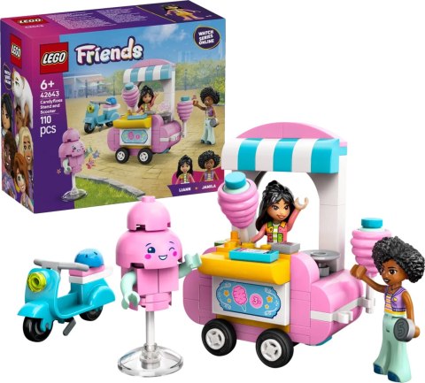 42643 - LEGO Friends - Stoisko z watą cukrową i skuter LEGO 42643 - LEGO Friends - Stoisko z watą cukrową i skuter LEGO