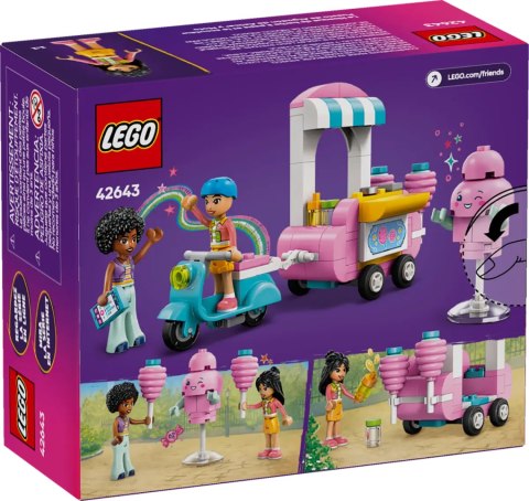 42643 - LEGO Friends - Stoisko z watą cukrową i skuter LEGO 42643 - LEGO Friends - Stoisko z watą cukrową i skuter LEGO