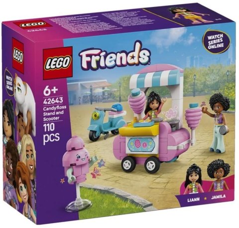 42643 - LEGO Friends - Stoisko z watą cukrową i skuter LEGO 42643 - LEGO Friends - Stoisko z watą cukrową i skuter LEGO