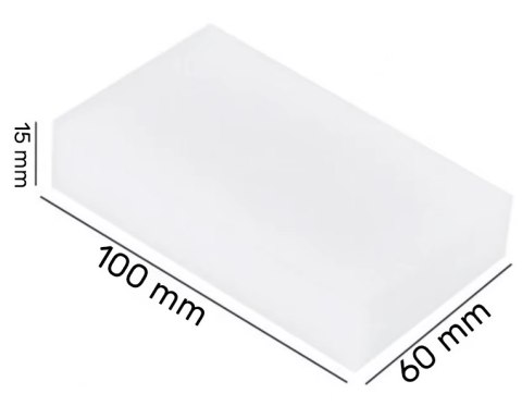 Magiczna Gąbka 100x60x15mm - 100 szt. PAKO Magiczna Gąbka 100x60x15mm - 100 szt. PAKO