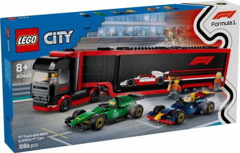60445 - LEGO City - F1® Ciężarówka z bolidami RB20 i AMR24 F1® LEGO 60445 - LEGO City - F1® Ciężarówka z bolidami RB20 i AMR24 F1® LEGO