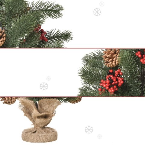 Choinka Sztuczna Mini Z Ozdobami 55 Gałęzi 50 cm PAKO 830-386 PAKO Choinka Sztuczna Mini Z Ozdobami 55 Gałęzi 50 cm PAKO 830-386 PAKO