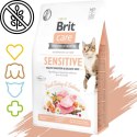 SUCHA KARMA DLA KOTA BRIT CARE CAT SENSITIVE 2KG Indyk z Łososiem bez zbóż