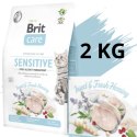 SUCHA KARMA DLA KOTA Z ALERGIĄ BRIT CARE CAT INSECT & HERRING ŚLEDŹ 2KG