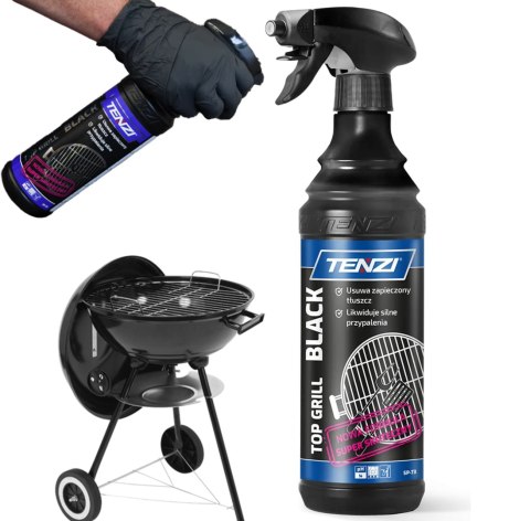 TENZI TOP GRILL BLACK Środek Do Czyszczenia Grilla Piekarnika Rusztu Okapów 600 ml TENZI TENZI TOP GRILL BLACK Środek Do Czyszczenia Grilla Piekarnika Rusztu Okapów 600 ml TENZI