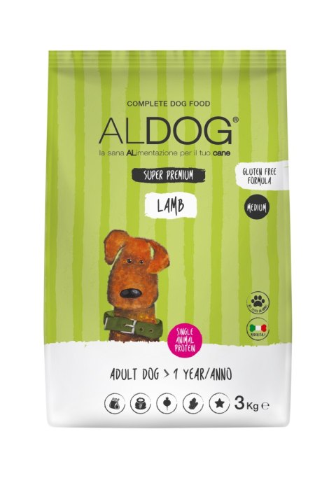 ALDOG Lamb M&L karma monobiałkowa jagnięcina 3 kg ALDOG