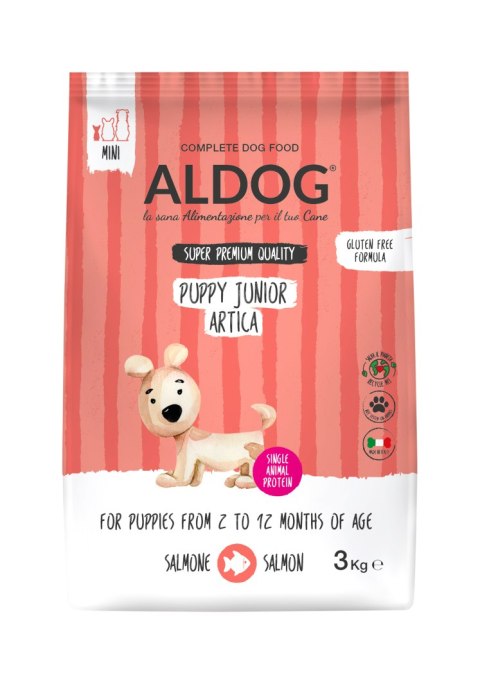ALDOG PUPPY Artica MINI karma monobiałkowa łosoś 3 KG ALDOG ALDOG PUPPY Artica MINI karma monobiałkowa łosoś 3 KG ALDOG