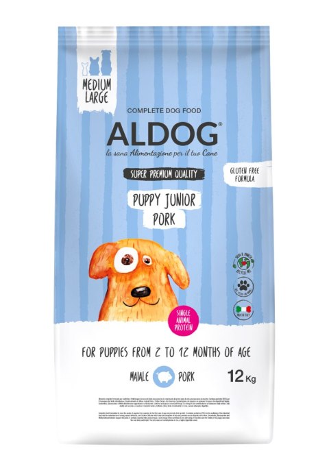 ALDOG PUPPY Pork M&L karma monobiałkowa wieprzowina 12 KG ALDOG ALDOG PUPPY Pork M&L karma monobiałkowa wieprzowina 12 KG ALDOG