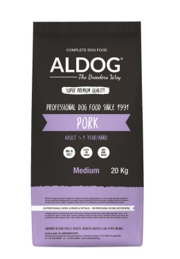 ALDOG Pork MAXI karma monobiałkowa wieprzowina 20 kg ALDOG