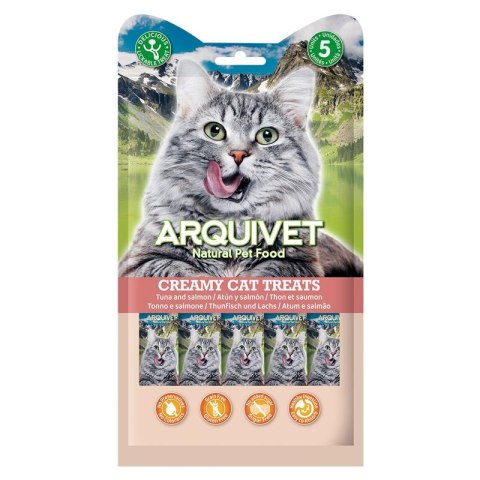 ARQUIVET Kremowa przekąska z tuńczykiem i łososiem 5X14 g Arquivet ARQUIVET Kremowa przekąska z tuńczykiem i łososiem 5X14 g Arquivet