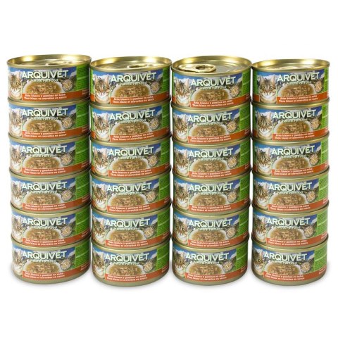 Arquivet Puszka dla kota o smaku tuńczyka i krewetek 24 x 80 g Arquivet Arquivet Puszka dla kota o smaku tuńczyka i krewetek 24 x 80 g Arquivet