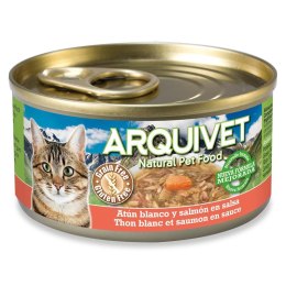 Arquivet Puszka dla kota o smaku tuńczyka i łososia 24 x 80 g Arquivet