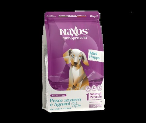 Naxos Puppy Mini ryba z cytrusami dla szczeniąt 2kg Naxos Naxos Puppy Mini ryba z cytrusami dla szczeniąt 2kg Naxos