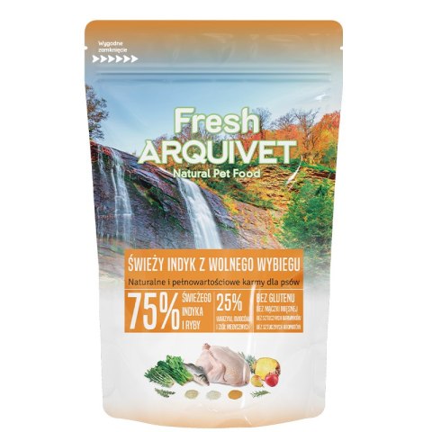PRÓBKA ARQUIVET FRESH Półwilgotna karma dla psa indyk i ryba oceaniczna 100g Arquivet Fresh PRÓBKA ARQUIVET FRESH Półwilgotna karma dla psa indyk i ryba oceaniczna 100g Arquivet Fresh