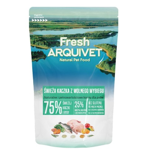 PRÓBKA ARQUIVET FRESH Półwilgotna karma dla psa kaczka z rybą oceaniczną 100g Arquivet Fresh PRÓBKA ARQUIVET FRESH Półwilgotna karma dla psa kaczka z rybą oceaniczną 100g Arquivet Fresh