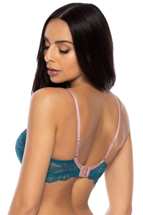 Biustonosz push up Biuetonosz Push-up Model 3525/11 Sybilla Turkus - Mat Biustonosz push up Biuetonosz Push-up Model 3525/11 Sybilla Turkus - Mat
