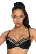 Biustonosz push up Biustonosz Push-up Model Janet M-3300/11 Black - Mat