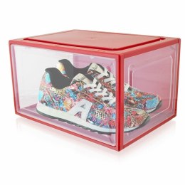 3x BOX NA BUTY ORGANIZER PUDEŁKO CZERWONE Bituxx