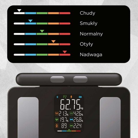 ANALITYCZNA WAGA ŁAZIENKOWA SMART IOS ANDROID KLAUSBERG KB-7856 KLAUSBERG ANALITYCZNA WAGA ŁAZIENKOWA SMART IOS ANDROID KLAUSBERG KB-7856 KLAUSBERG