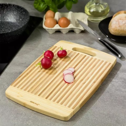 BAMBUSOWA DESKA KUCHENNA 33x20cm KINGHOFF KH-1141 KINGHOFF BAMBUSOWA DESKA KUCHENNA 33x20cm KINGHOFF KH-1141 KINGHOFF