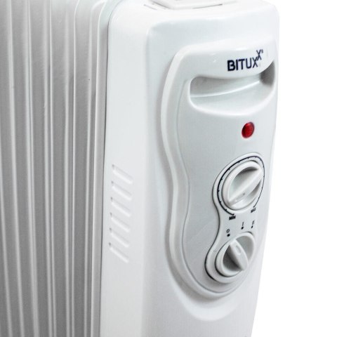 BITUXX Elektryczny grzejnik olejowy 2500 W 11 żeber biały Bituxx BITUXX Elektryczny grzejnik olejowy 2500 W 11 żeber biały Bituxx