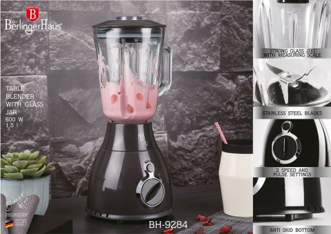 BLENDER KIELICHOWY MIKSER BERLINGER HAUS BH-9284 BERLINGER HAUS BLENDER KIELICHOWY MIKSER BERLINGER HAUS BH-9284 BERLINGER HAUS