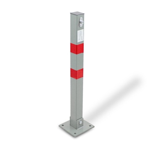 Blokada parkingowa składana słupek parkingowy stalowy 65 cm zestaw 2 sztuki Bituxx Blokada parkingowa składana słupek parkingowy stalowy 65 cm zestaw 2 sztuki Bituxx