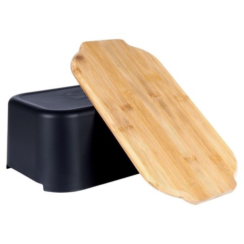 CHLEBAK Z DESKĄ BAMBUSOWĄ CZARNY 259301 VILDE CHLEBAK Z DESKĄ BAMBUSOWĄ CZARNY 259301 VILDE