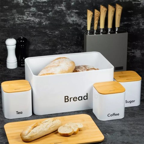 CHLEBAK Z ZESTAWEM POJEMNIKÓW KUCHENNYCH KINGHOFF KH-1026 KINGHOFF CHLEBAK Z ZESTAWEM POJEMNIKÓW KUCHENNYCH KINGHOFF KH-1026 KINGHOFF