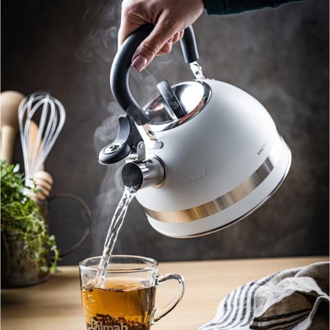 CZAJNIK 1,8L Z GWIZDKIEM KINGHOFF KH-1852 BIAŁY KINGHOFF CZAJNIK 1,8L Z GWIZDKIEM KINGHOFF KH-1852 BIAŁY KINGHOFF